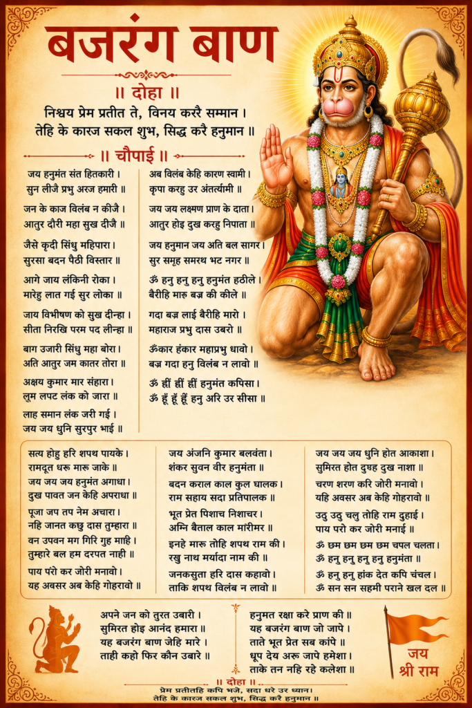 bajrang baan benefits